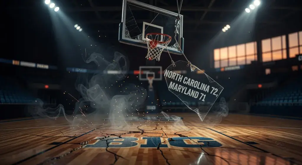 Maryland coach Brenda Frese confronts guard Oluchi Okananwa during NCAA tournament loss to North Carolina